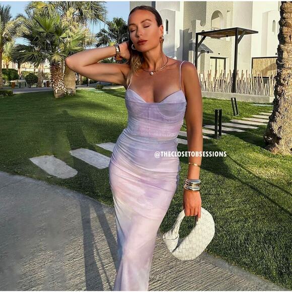 ZARA Printed Ruched Dress NWT LAST ONE!!! - Picture 2 of 16